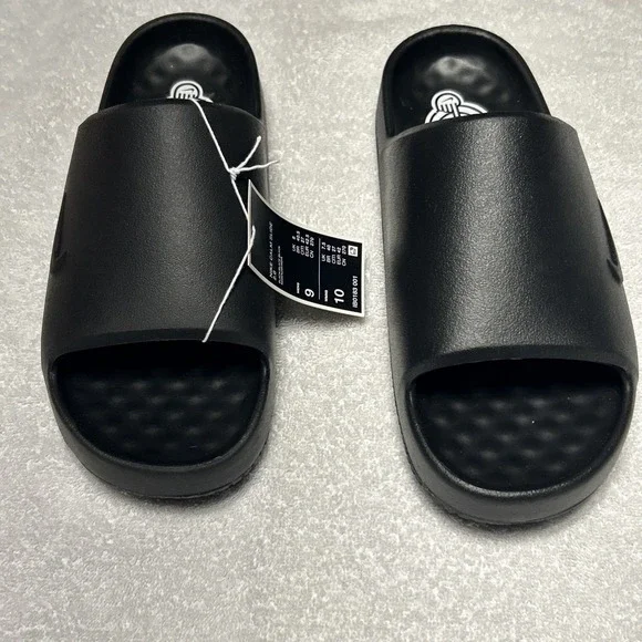 Nike Calm Slides Men's Size 9 / Women's 10 Black/Black New With Tags - Picture 2 of 6